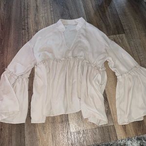 SHEIN sheer babydoll top